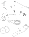 Page A Diagram and Parts List for PW1246  Campbell Hausfeld Pressure Washer